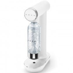 Aparat de apa carbogazoaza / sifon SMEG Collezione SKC01WHM, 800 ml, CO2, Supapa de siguranta, Tava de scurgere, Actionare manuala, Alb mat