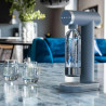 Μηχανή σόδας SMEG Collezione SKC01SBM, 800 ml, CO2, Βαλβίδα ασφαλείας, Δίσκος αποστράγγισης, Χειροκίνητη, Μπλε