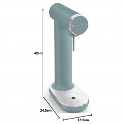 Aparat de preparare apa carbogazoaza / sifon SMEG Collezione SKC01EGM, 800 ml, CO2, Supapa de siguranta, Tava de scurgere, Actionare manuala, Verde
