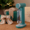 Aparat de preparare apa carbogazoaza / sifon SMEG Collezione SKC01EGM, 800 ml, CO2, Supapa de siguranta, Tava de scurgere, Actionare manuala, Verde