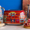 Тостер за хляб SMEG Dolce & Gabbana Sicily is my Love! TSF01DGEU, 950W, 2 филии, 6 нива, Тавичка за трохи, Вграден кабел, Неръждаема стомана, Многоцветен