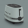 Prajitor de paine SMEG 50's Style Porsche TSF01PSGEU, 950 W, 2 felii, 6 trepte, Tava pentru firimituri, Cablu integrat, Otel inoxidabil, Verde