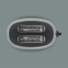 Τοστιέρα SMEG 50's Style Porsche TSF01PSGEU, 950 W, 2 φέτες, 6 επίπεδα, Δίσκος για ψίχουλα, Ενσωματωμένο καλώδιο, Ανοξείδωτο ατσάλι, Πράσινο