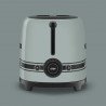 SMEG 50's Style Porsche TSF01PSGEU Toaster, 950W, 2-slice, 6 settings, Crumb tray, Retractable cord, Stainless steel, Green
