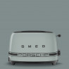 Тостер за хляб SMEG 50's Style Porsche TSF01PSGEU, 950W, 2 филии, 6 нива, Тавичка за трохи, Вграден кабел, Неръждаема стомана, Зелен