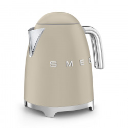 Cana electrica SMEG KLF03MLMEU, 2400 W, 1,7 l, Baza rotativa la 360°, Finisaj mat, Bej