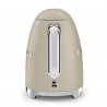 Cana electrica SMEG KLF03MLMEU, 2400 W, 1,7 l, Baza rotativa la 360°, Finisaj mat, Bej