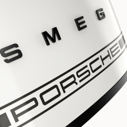 Prajitor de paine SMEG 50's Style Porsche TSF01PCWEU, 950 W, 2 felii, 6 trepte, Tava pentru firimituri, Cablu integrat, Otel inoxidabil, Alb