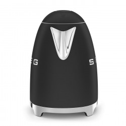 Cana electrica SMEG KLF03BLMEU, 2400 W, 1,7 l, Baza rotativa la 360°, Finisaj mat, Negru