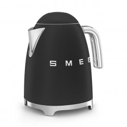 Cana electrica SMEG KLF03BLMEU, 2400 W, 1,7 l, Baza rotativa la 360°, Finisaj mat, Negru