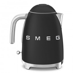 Ηλεκτρική κανάτα SMEG KLF03BLMEU, 2400 W, 1,7 λ, βάση 360°, ματ φινίρισμα, μαύρο