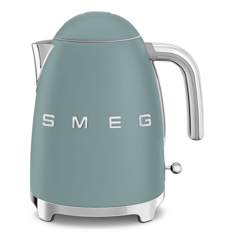 Ηλεκτρική κανάτα SMEG KLF03EGMEU, 2400 W, 1,7 λ, βάση 360°, ματ φινίρισμα, σμαραγδένιο πράσινο