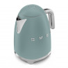 Ηλεκτρική κανάτα SMEG KLF03EGMEU, 2400 W, 1,7 λ, βάση 360°, ματ φινίρισμα, σμαραγδένιο πράσινο