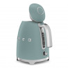 SMEG KLF03EGMEU elektromos vízforraló, 2400 W, 1,7 l, 360°-os talp, matt bevonat, smaragdzöld