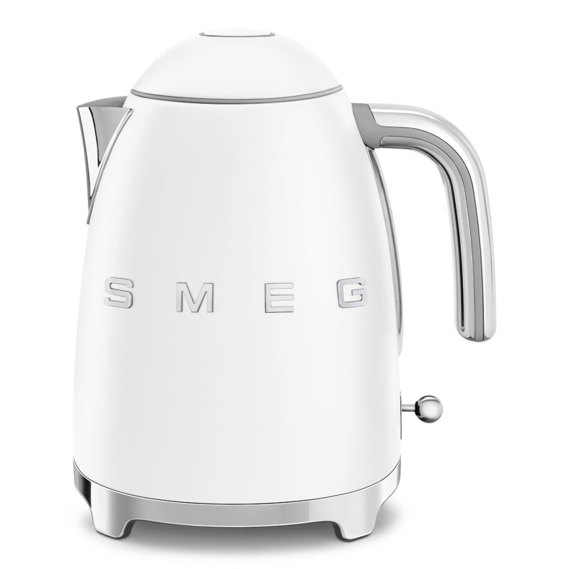 SMEG KLF03WHMEU Electric Kettle, 2400 W, 1.7 L, 360° Base, Matte Finish, White