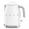 Ηλεκτρικός βραστήρας SMEG KLF03WHMEU, 2400 W, 1,7 λ, βάση 360°, ματ φινίρισμα, λευκό