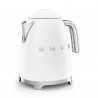 Ηλεκτρικός βραστήρας SMEG KLF03WHMEU, 2400 W, 1,7 λ, βάση 360°, ματ φινίρισμα, λευκό