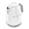 Ηλεκτρικός βραστήρας SMEG KLF03WHMEU, 2400 W, 1,7 λ, βάση 360°, ματ φινίρισμα, λευκό