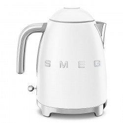 Cana electrica SMEG KLF03WHMEU, 2400 W, 1,7 l, Baza rotativa la 360°, Finisaj mat, Alb