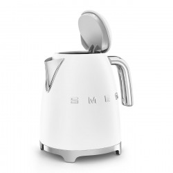 Cana electrica SMEG KLF03WHMEU, 2400 W, 1,7 l, Baza rotativa la 360°, Finisaj mat, Alb