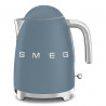 Cana electrica SMEG KLF03SBMEU, 2400 W, 1,7 l, Baza rotativa la 360°, Finisaj mat, Albastru cenusiu