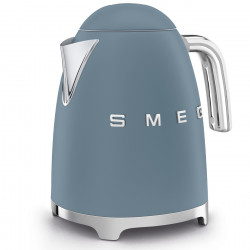 Електрическа кана SMEG KLF03SBMEU, 2400 W, 1.7 л, 360° основа, Матово покритие, Буреносно синьо