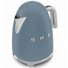 SMEG KLF03SBMEU elektromos vízforraló, 2400 W, 1,7 l, 360°-os talp, matt bevonat, viharos kék