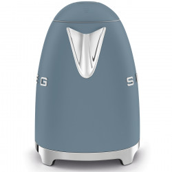 Електрическа кана SMEG KLF03SBMEU, 2400 W, 1.7 л, 360° основа, Матово покритие, Буреносно синьо