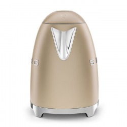 Ηλεκτρική κανάτα SMEG KLF03CHMEU, 2400 W, 1,7 λ, βάση 360°, ματ φινίρισμα, χρώμα σαμπάνιας