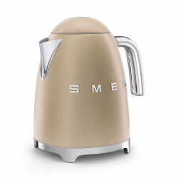 Ηλεκτρική κανάτα SMEG KLF03CHMEU, 2400 W, 1,7 λ, βάση 360°, ματ φινίρισμα, χρώμα σαμπάνιας
