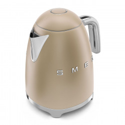 Ηλεκτρική κανάτα SMEG KLF03CHMEU, 2400 W, 1,7 λ, βάση 360°, ματ φινίρισμα, χρώμα σαμπάνιας