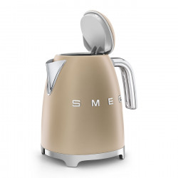 Електрическа кана SMEG KLF03CHMEU, 2400 W, 1.7 л, 360° основа, Матово покритие, Шампанско