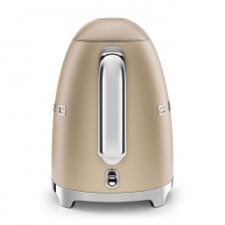 Cana electrica SMEG KLF03CHMEU, 2400 W, 1,7 l, Baza rotativa la 360°, Finisaj mat, Sampanie