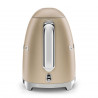 Ηλεκτρική κανάτα SMEG KLF03CHMEU, 2400 W, 1,7 λ, βάση 360°, ματ φινίρισμα, χρώμα σαμπάνιας