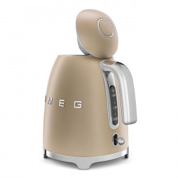 Електрическа кана SMEG KLF03CHMEU, 2400 W, 1.7 л, 360° основа, Матово покритие, Шампанско
