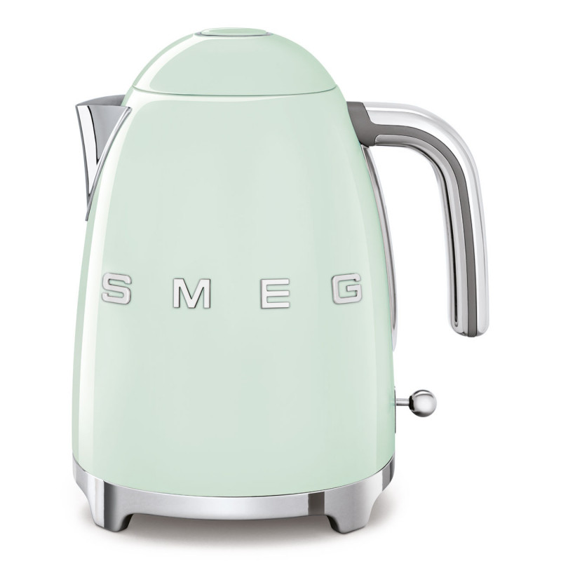 Ηλεκτρική κανάτα SMEG KLF03PGEU, 2400 W, 1,7 λ, βάση 360°, γυαλιστερό φινίρισμα, παστέλ πράσινο