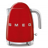 Ηλεκτρική κανάτα SMEG KLF03RDEU, 2400 W, 1,7 λ, βάση 360°, γυαλιστερό φινίρισμα, κόκκινη