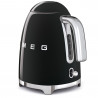 Cana electrica SMEG KLF03BLEU, 2400 W, 1,7 l, Baza rotativa la 360°, Finisaj lucios, Negru