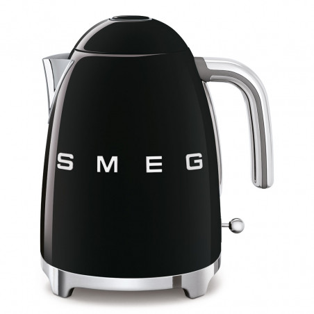 Ηλεκτρική κανάτα SMEG KLF03BLEU, 2400 W, 1,7 λ, βάση 360°, γυαλιστερό φινίρισμα, μαύρο