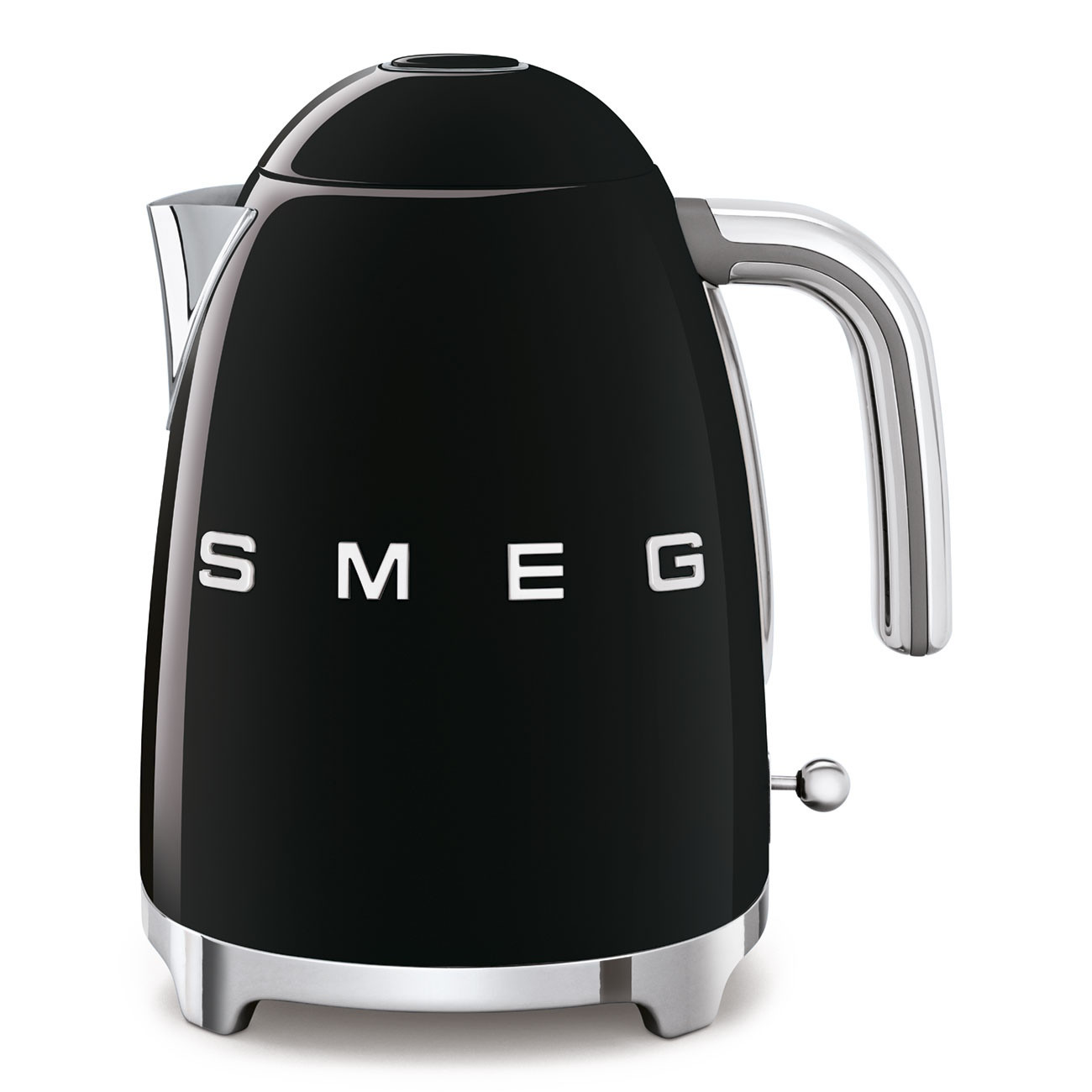 Електрическа кана SMEG KLF03BLEU, 2400 W, 1.7 л, 360° основа, Гланцово покритие, Черен