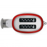 SMEG 50's Style TSF01RDEU Toaster, 950W, 2-slice, 6 settings, Crumb tray, Retractable cord, Stainless steel, Red