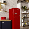 Prajitor de paine SMEG 50's Style TSF01RDEU, 950 W, 2 felii, 6 trepte, Tava pentru firimituri, Cablu integrat, Otel inoxidabil, Rosu