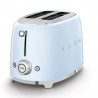 Τοστιέρα SMEG 50's Style TSF01PBEU, 950 W, 2 φέτες, 6 επίπεδα, Δίσκος για ψίχουλα, Ενσωματωμένο καλώδιο, Ανοξείδωτο ατσάλι, Μπλε