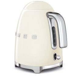 Canaelectrica SMEG KLF03CREU, 2400 W, 1,7 l, Baza rotativa la 360°, Finisaj lucios, Crem