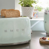 SMEG 50's Style TSF01PGEU kenyérpirító, 950 W, 2 szelet, 6 fokozat, morzsatartó, beépített kábel, rozsdamentes acél, zöld