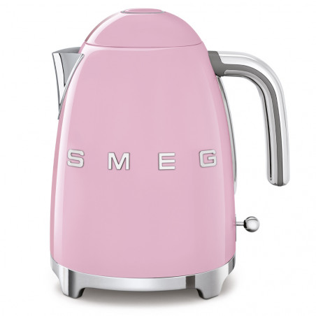 Cana electrica SMEG KLF03PKEU, 2400 W, 1,7 l, Baza rotativa la 360°, Finisaj lucios, Roz