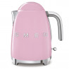 Ηλεκτρική κανάτα SMEG KLF03PKEU, 2400 W, 1,7 λ, βάση 360°, γυαλιστερό φινίρισμα, ροζ