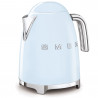 Cana electrica SMEG KLF03PBEU, 2400 W, 1,7 l, Bază rotativa la 360°, Finisaj lucios, Albastru pastel