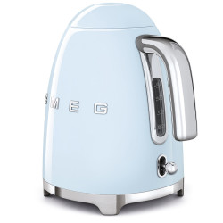 Ηλεκτρική κανάτα SMEG KLF03PBEU, 2400 W, 1,7 λ, βάση 360°, γυαλιστερό φινίρισμα, παστέλ μπλε