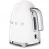 Ηλεκτρική κανάτα SMEG KLF03WHEU, 2400 W, 1,7 λίτρα, βάση 360°, γυαλιστερό φινίρισμα, λευκό